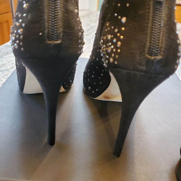 INC Open Toe Stiletto Booties - Picture 4 of 7
